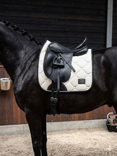 Zadeldek Glitter Wit – WildHorse