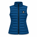 Blauwe WildHorse-bodywarmer met de vorm van de beige variant