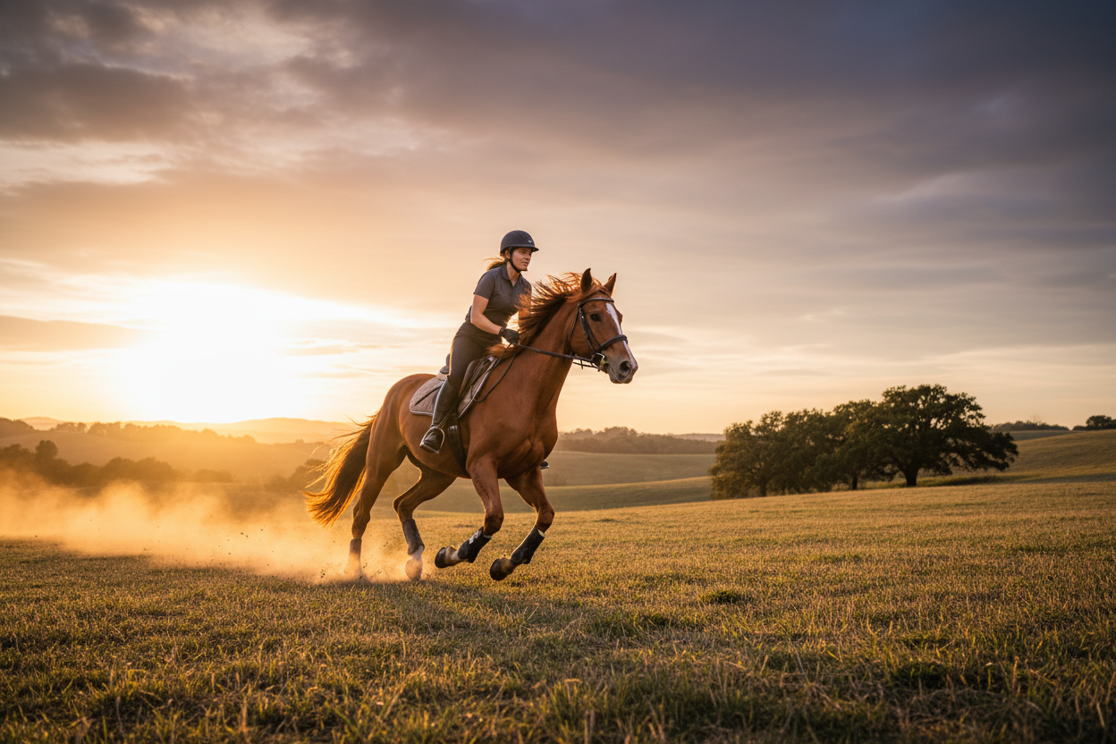 Ruiter te paard